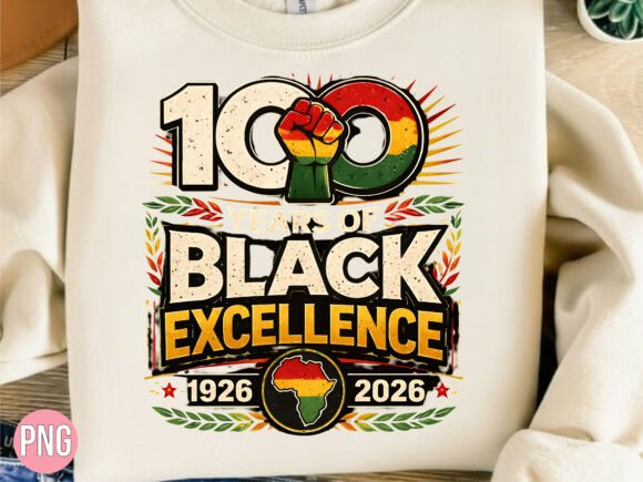 100 Years Black Excellence Shirt T-shirt: A Digital Design Asset for Modern Creators