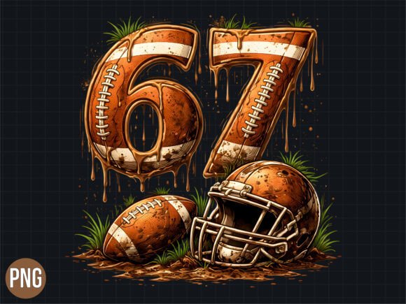 67th Years Football Sports Fan PNG