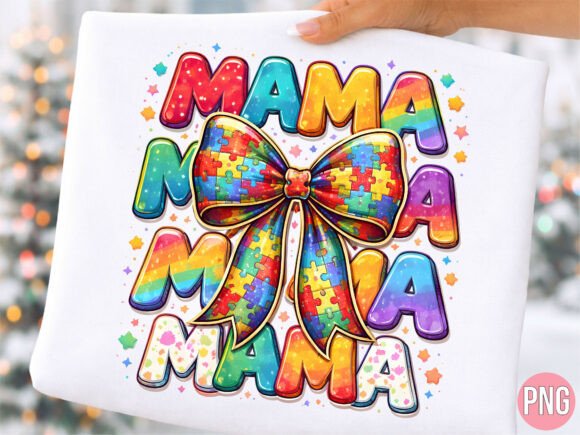Autism Mama Rainbow Bow PNG T-shirt: A Guide to High-Quality Digital Design