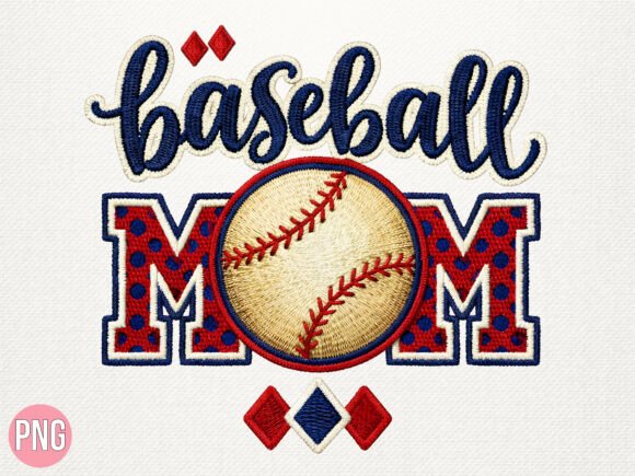 Baseball Mom Polka Dot 3D T-shirt PNG: A Practical Asset for Print-on-Demand Creators