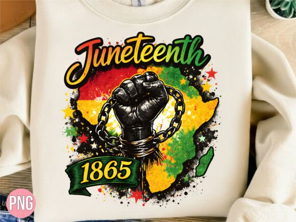 Celebrating History with Precision: The Juneteenth 1865 Freedom PNG Shirt Design