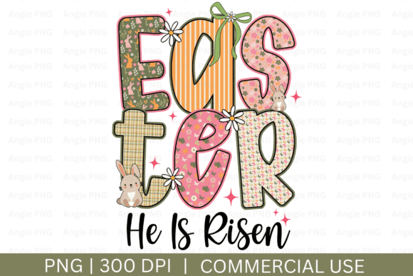 Elevate Your Spring Designs with the Easter He is Risen PNG