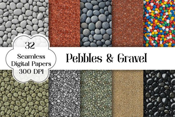 Evaluating Pebbles Gravel Texture Papers for Authentic Digital and Print Design