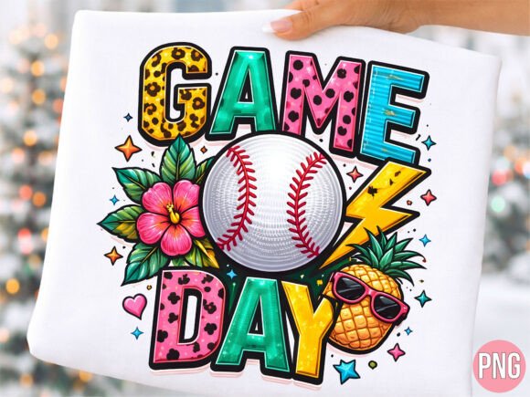 Game Day Baseball Pineapple Vibes PNG: Elevating Your Creative Projects with Premium Digital Design