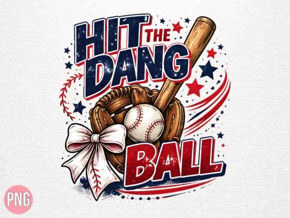 Hit the Dang Ball Sport PNG T-shirt: Elevate Your Creative Projects with High-Quality Digital Design