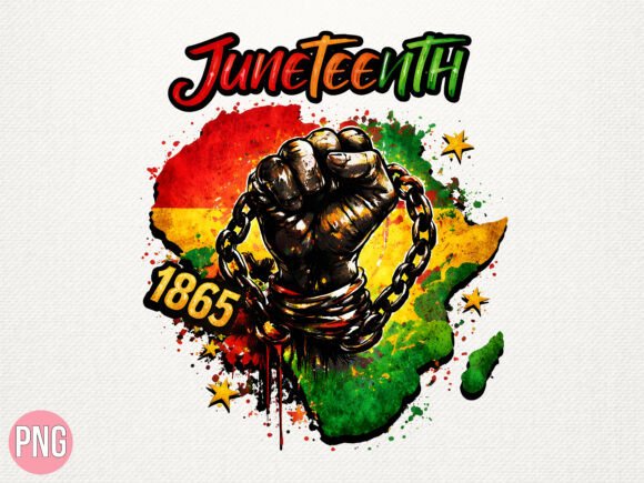 Juneteenth 1865 Freedom Black History: A Digital Design Resource for Creative Projects