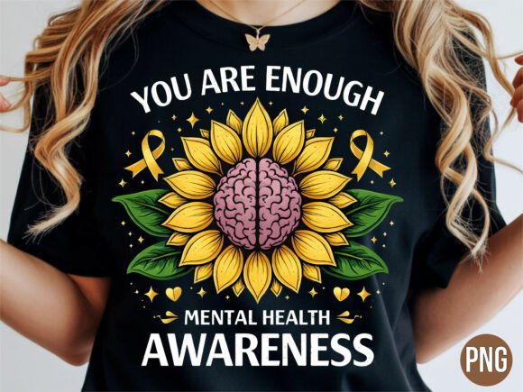 Mental Health Awareness Sunflower PNG: Elevating Creative Projects with Meaningful Design
