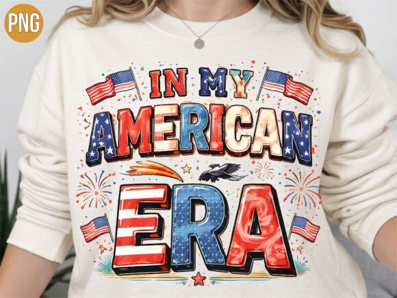 My American Era Retro Patriotic USA PNG: Elevate Your Creative Projects with Premium Digital Design