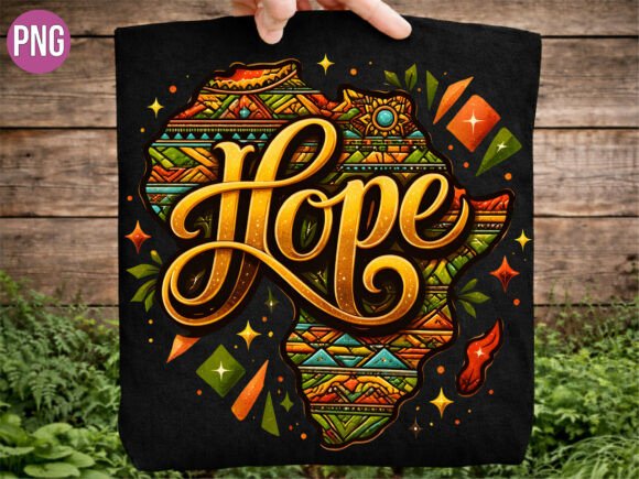 Unlocking Creative Potential with the Hope Africa Map Black History Shirt PNG Design