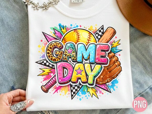 Unlocking Creativity with Premium Softball Game Day PNG Designs for Print on Demand Success